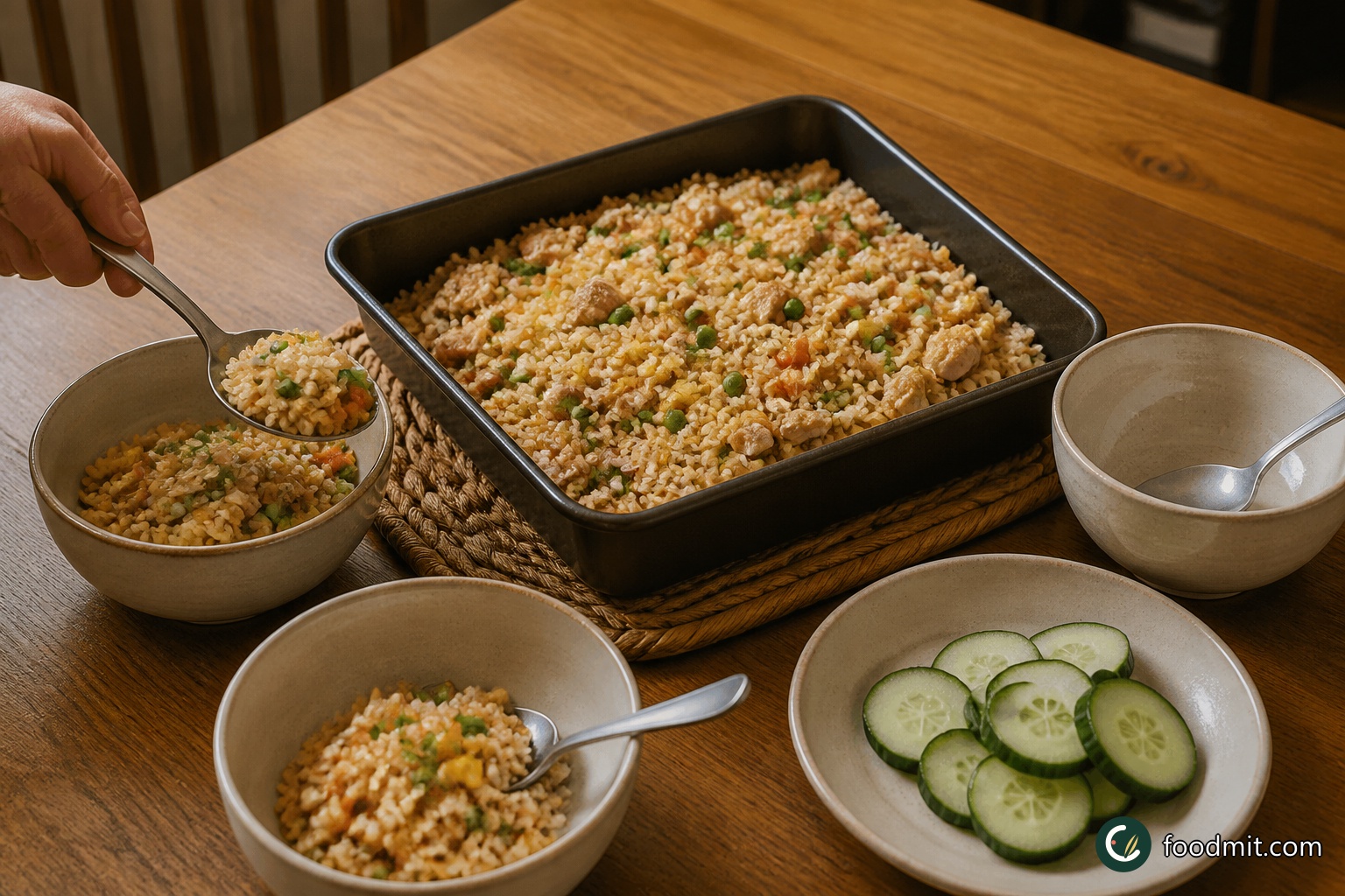 Weeknight pan-to-table dinner