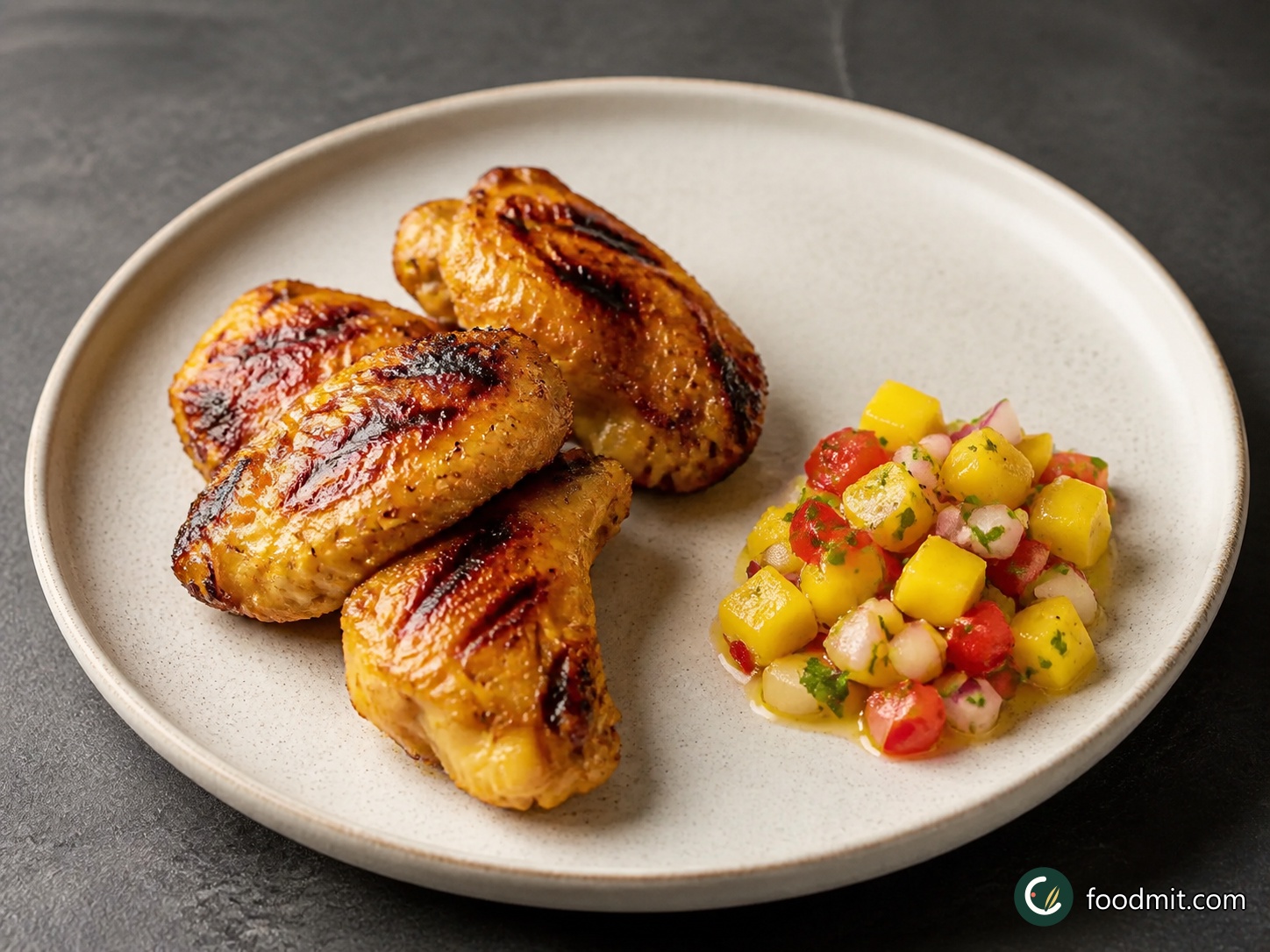 Individual dinner plates