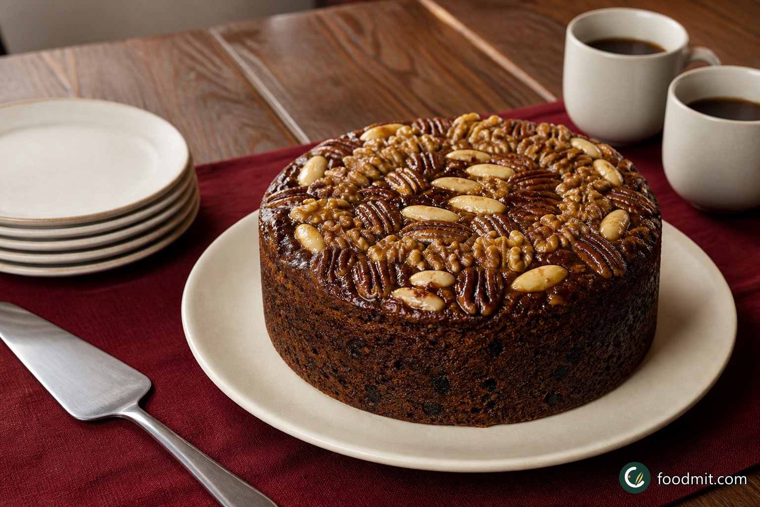Festive dessert centrepiece