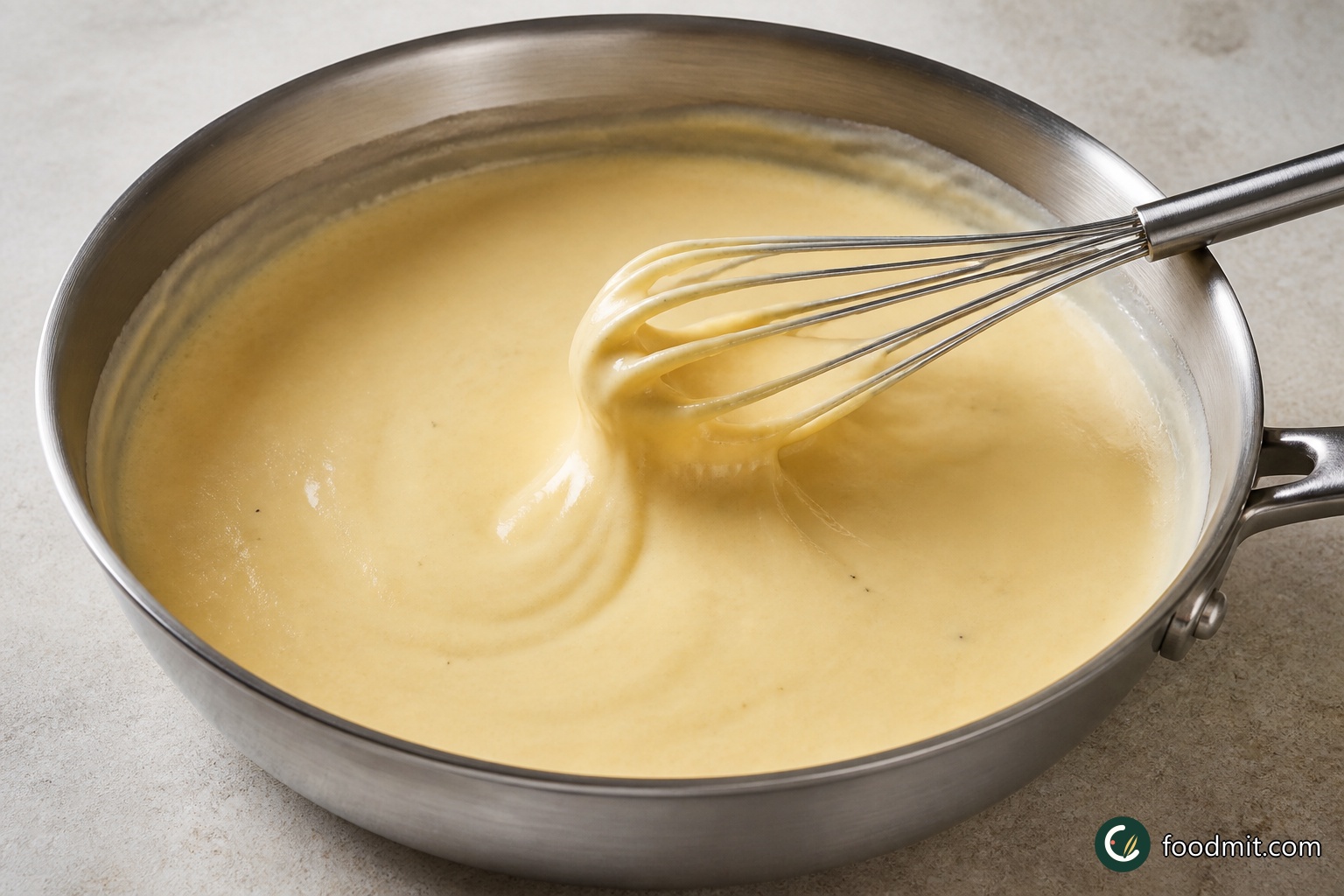 Remove the skillet from the heat. Stir in the salt, nutmeg, black pepper, cayenne, 3 cups of the cheddar, and either 1 1/2 cups of the Gruyère or 1 cup of the Pecorino Romano. Mix until the cheese has melted into a smooth sauce, then set it aside.