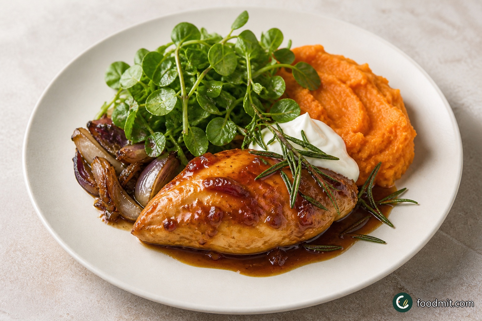 Sticky orange chicken