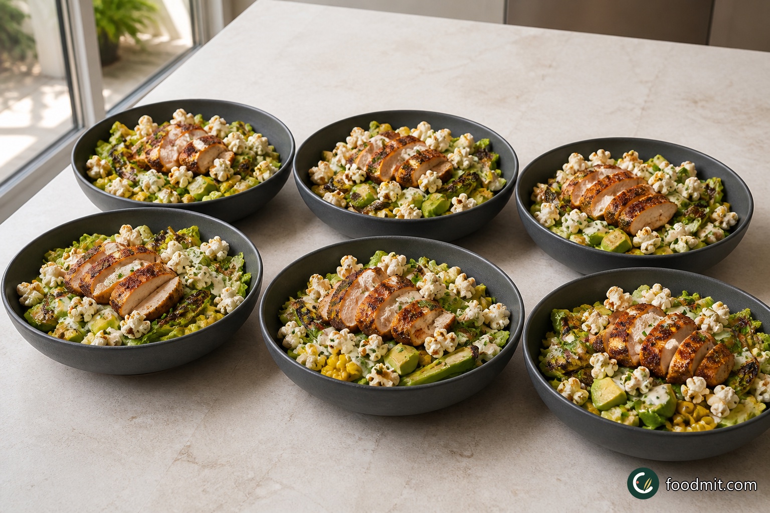 Individual wide bowls