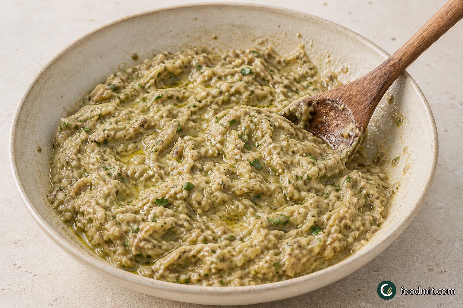 Mix the tahini into the warm aubergine, then squeeze in the juice of the lemon. Finely chop the flat-leaf parsley, including its tender stalks, and stir it through with 1 tablespoon of extra virgin olive oil. Taste carefully and adjust with sea salt and black pepper until the richness of the tahini and garlic is balanced by the lemon.
