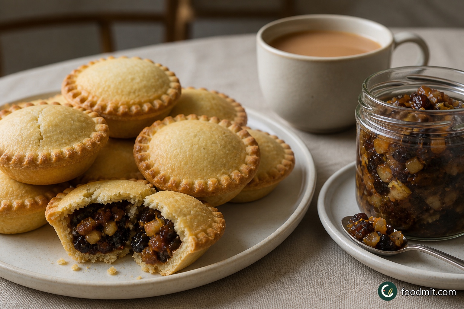 Classic mince-pie tea table